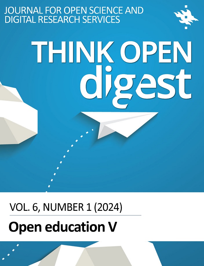					Näytä Vol 6 Nro 1 (2024): Avoin opetus ja oppiminen V
				