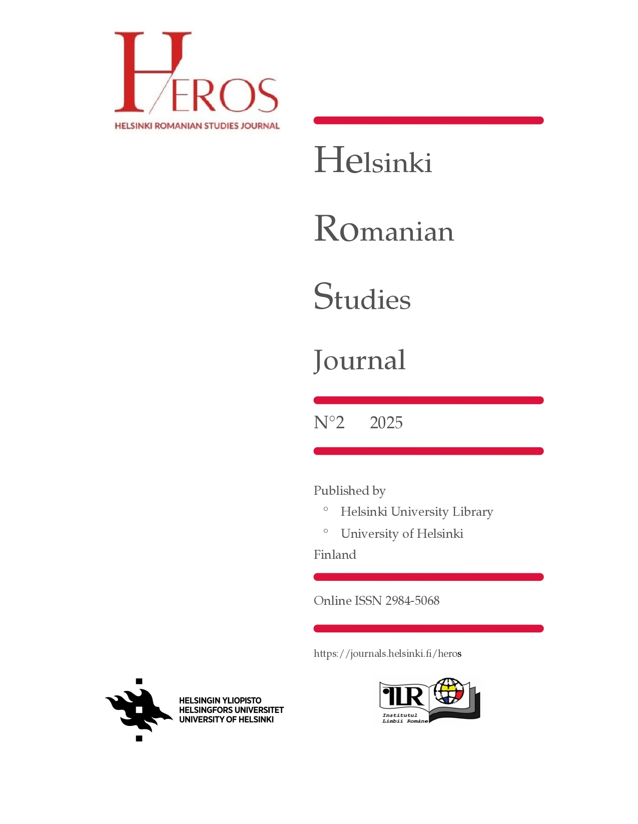 					View No. 2 (2025): Helsinki Romanian Studies Journal
				